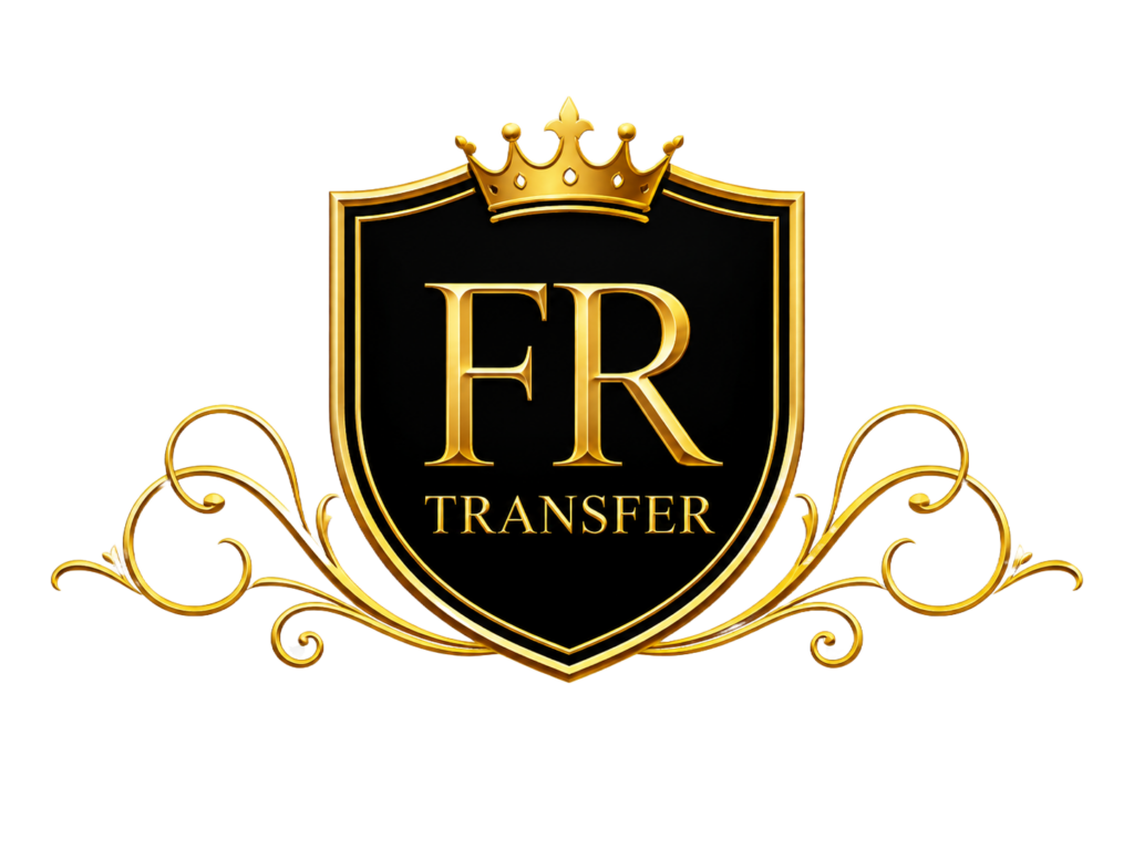 FR Transfer logo private chauffeur service and airport transfer in paris and France
