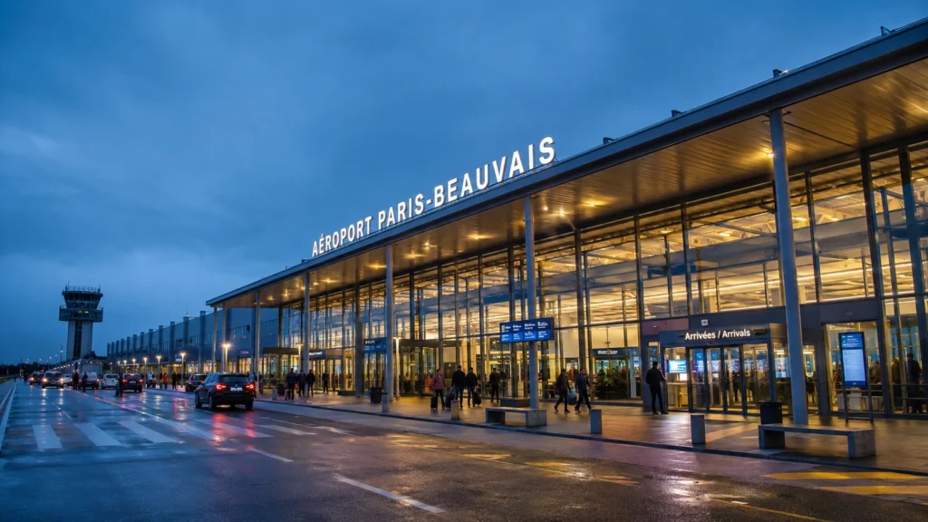 FR Transfer private transfer from Beauvais Airport with premium chauffeur service, Paris-Beauvais airport pickup, luxury transport to Disneyland Paris, Paris hotels, CDG Airport, Orly Airport and all destinations.