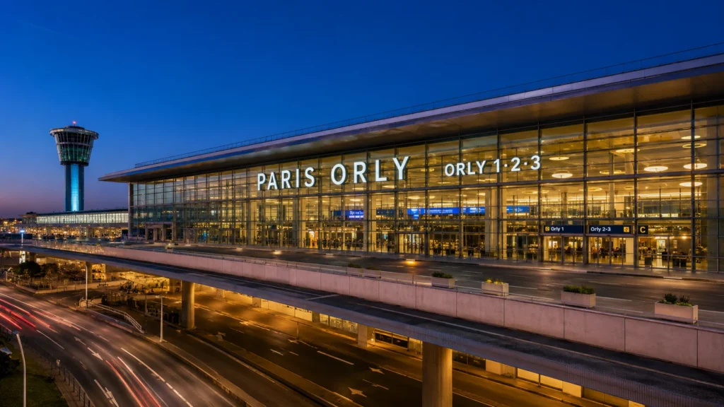 FR Transfer private transfer from Paris Orly Airport with premium chauffeur service, Orly airport pickup, luxury transport to Disneyland Paris, Paris hotels, CDG Airport, Beauvais Airport and all destinations.